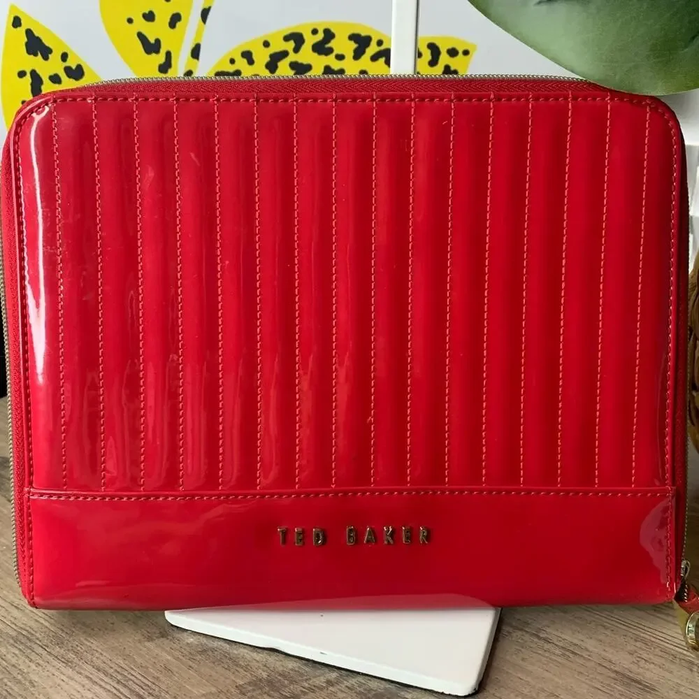 TED BAKER Red Tablet Ipad Sleeve Case Protector